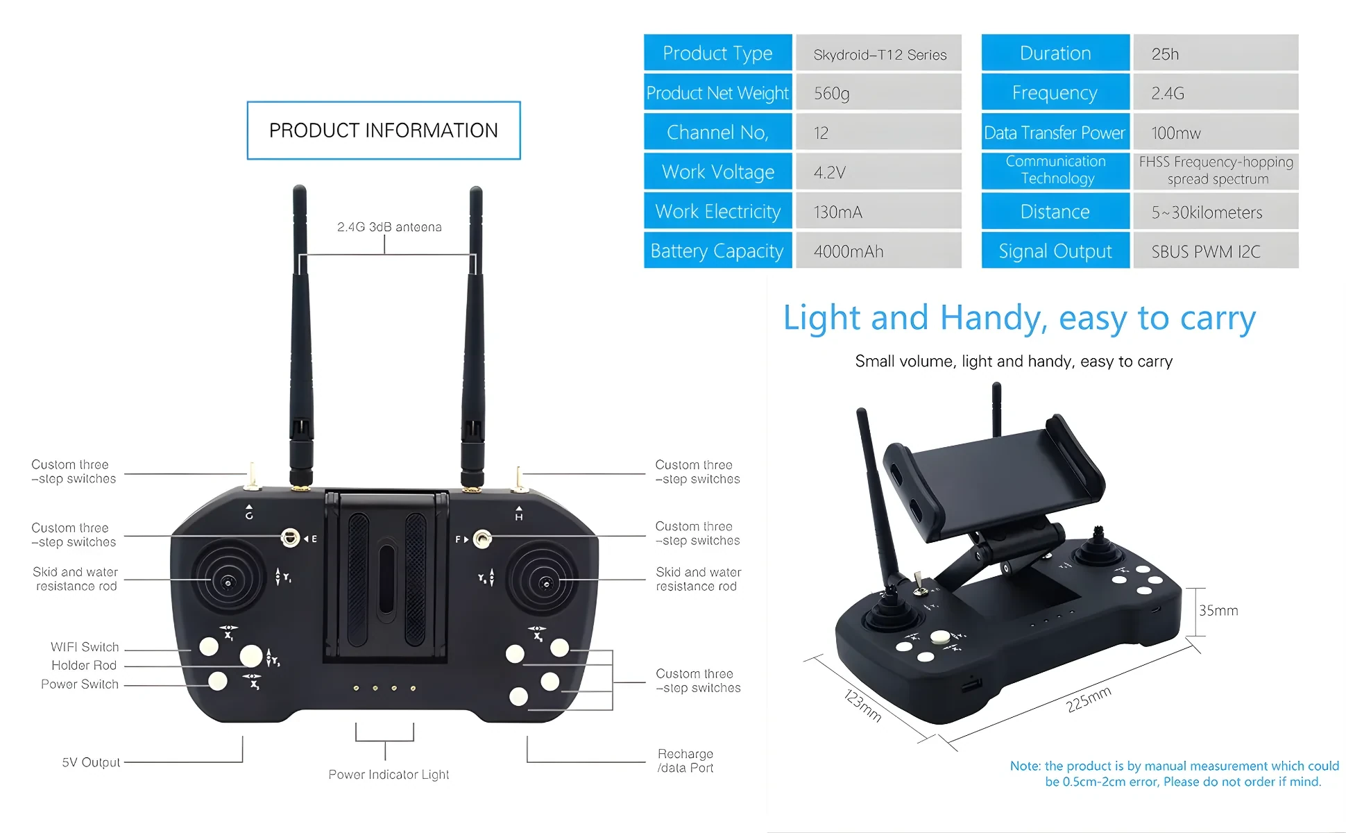 Skydroid T12 Remote Control