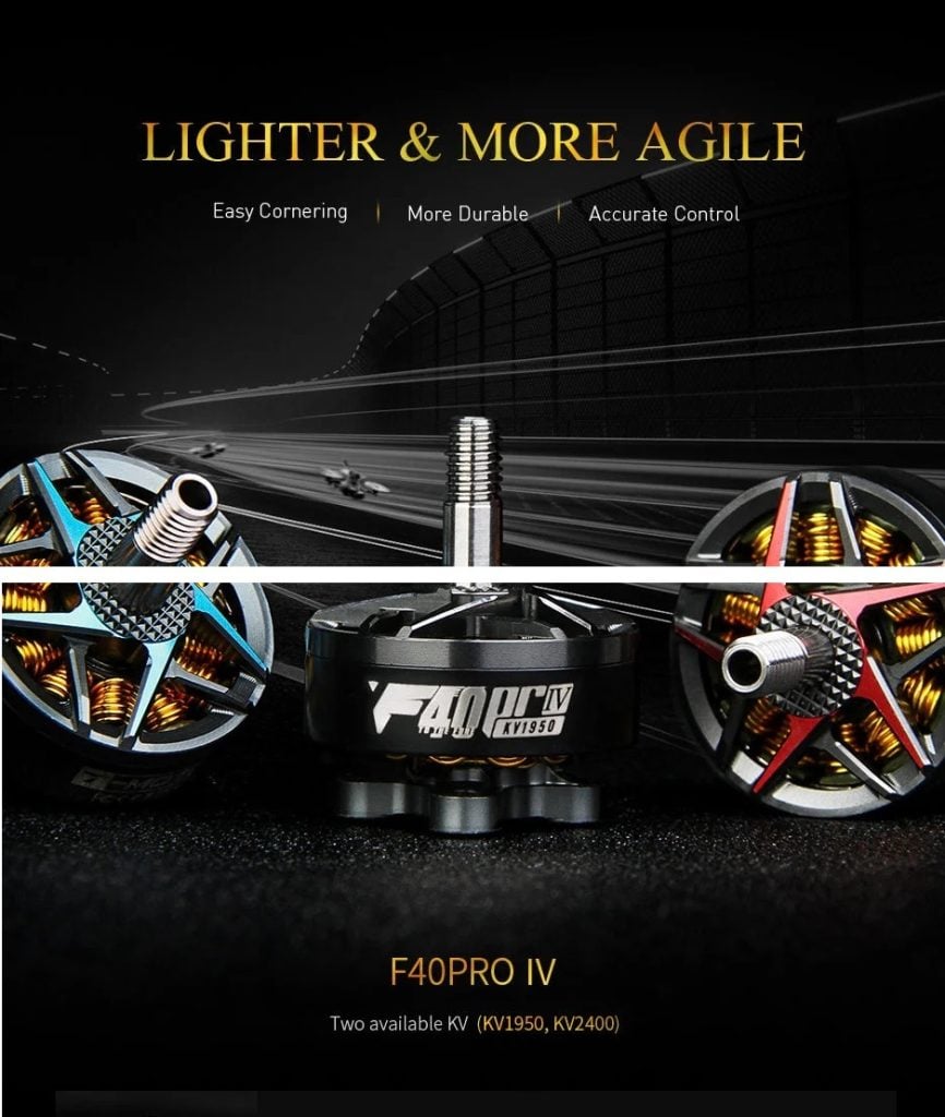 T-Motor F40 PRO IV 1950KV 4-6S Motor