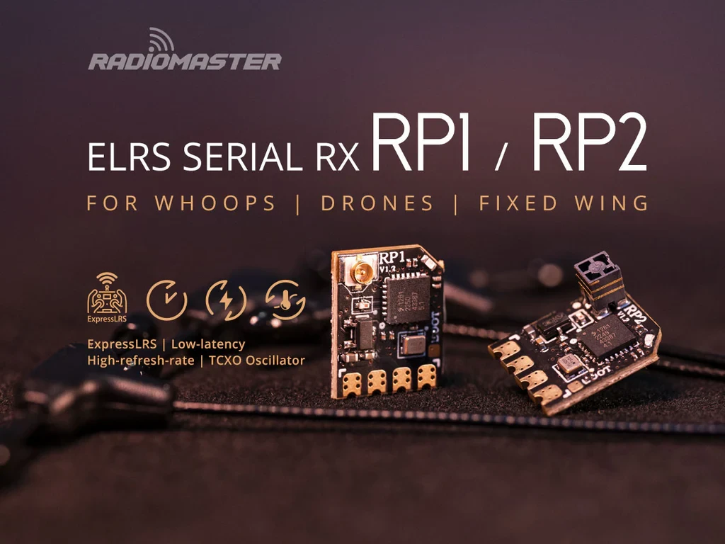 RadioMaster RP1 V2 TCXO ELRS 2.4GHz Nano Receiver