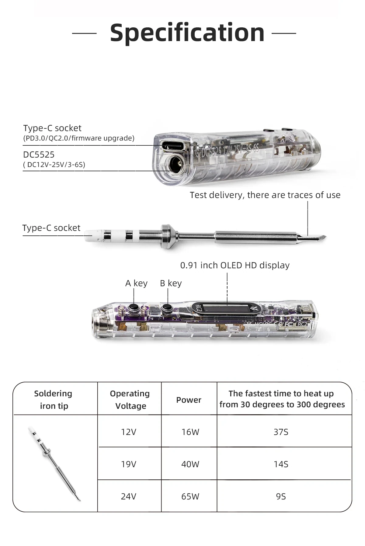 HGLRC RC2 Soldering Iron