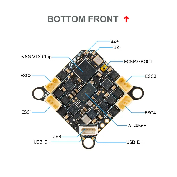 BetaFPV Matrix 1S 5IN1 II Analog AIO FC with ELRS & 400mW VTX