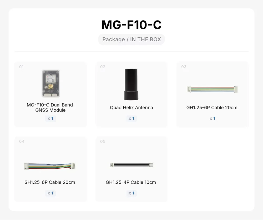 MicoAir MH-F10-C L1+L5 Dual-Band GNSS Module