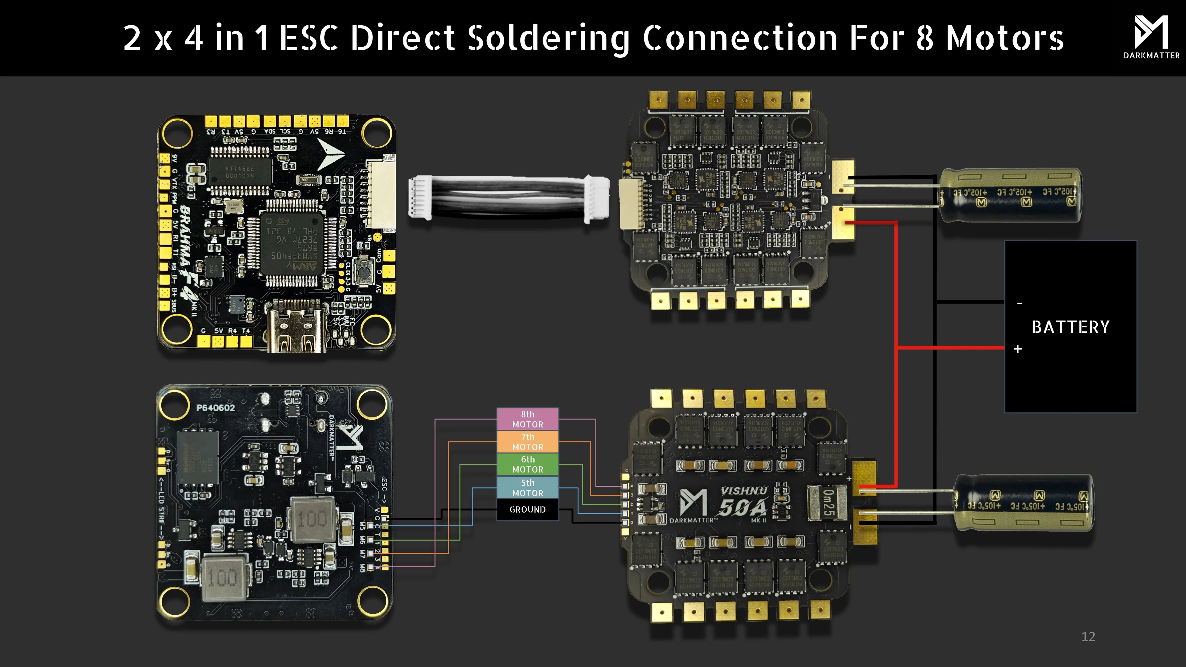 Darkmatter BRAHMA F4 MK-III STM32F405 Flight Controller