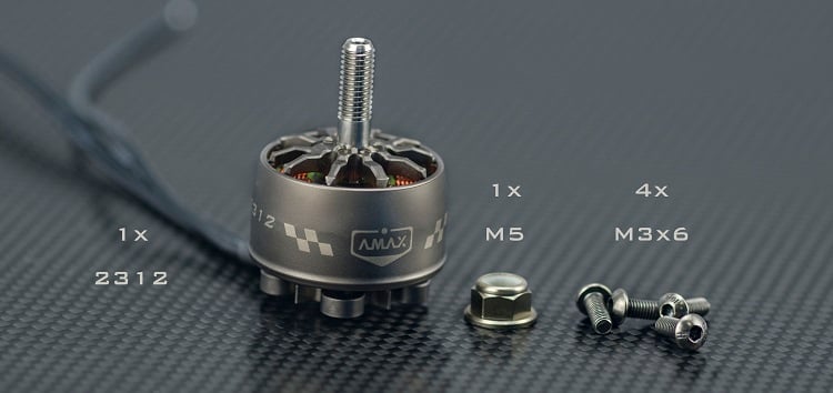 AMAX Competition 2312 Brushless Motor 1350KV/1600KV