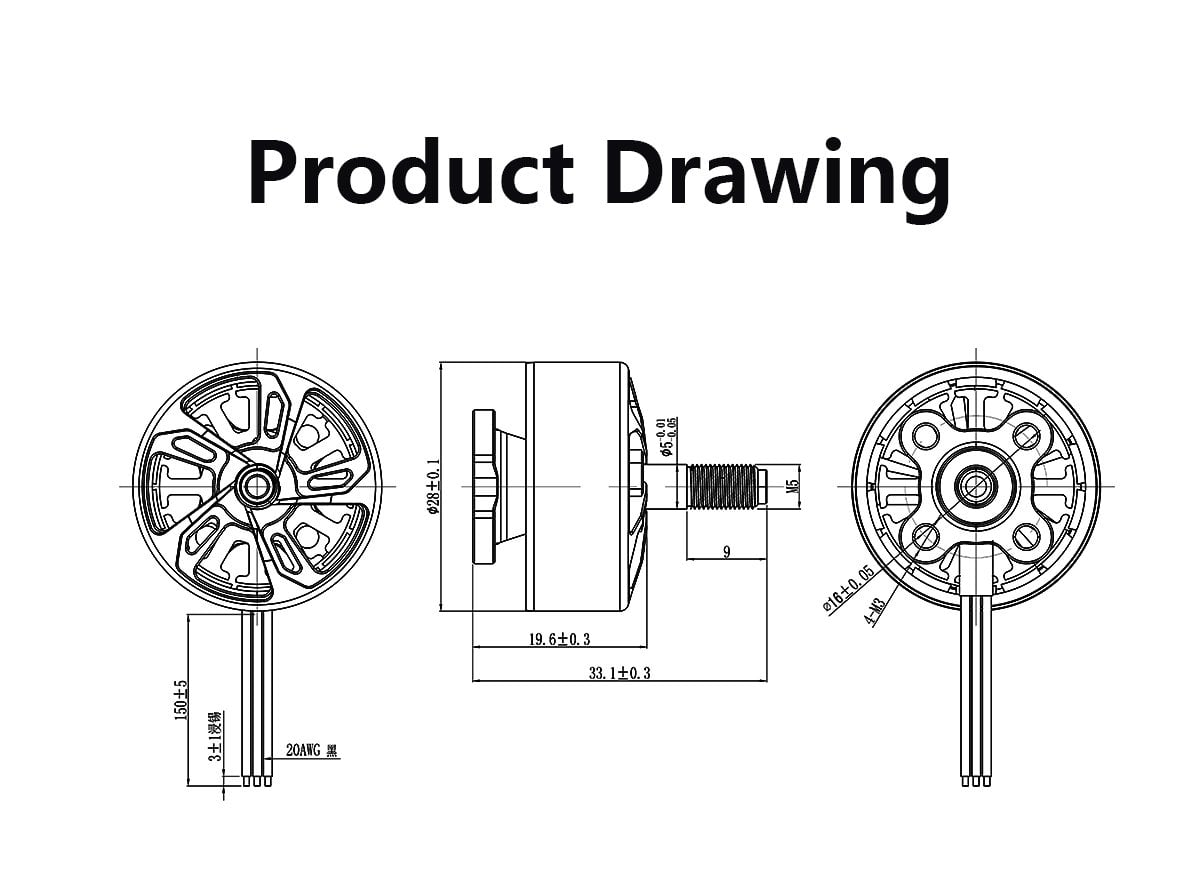GEPRC SPEEDX2 2207E 1960KV Motor