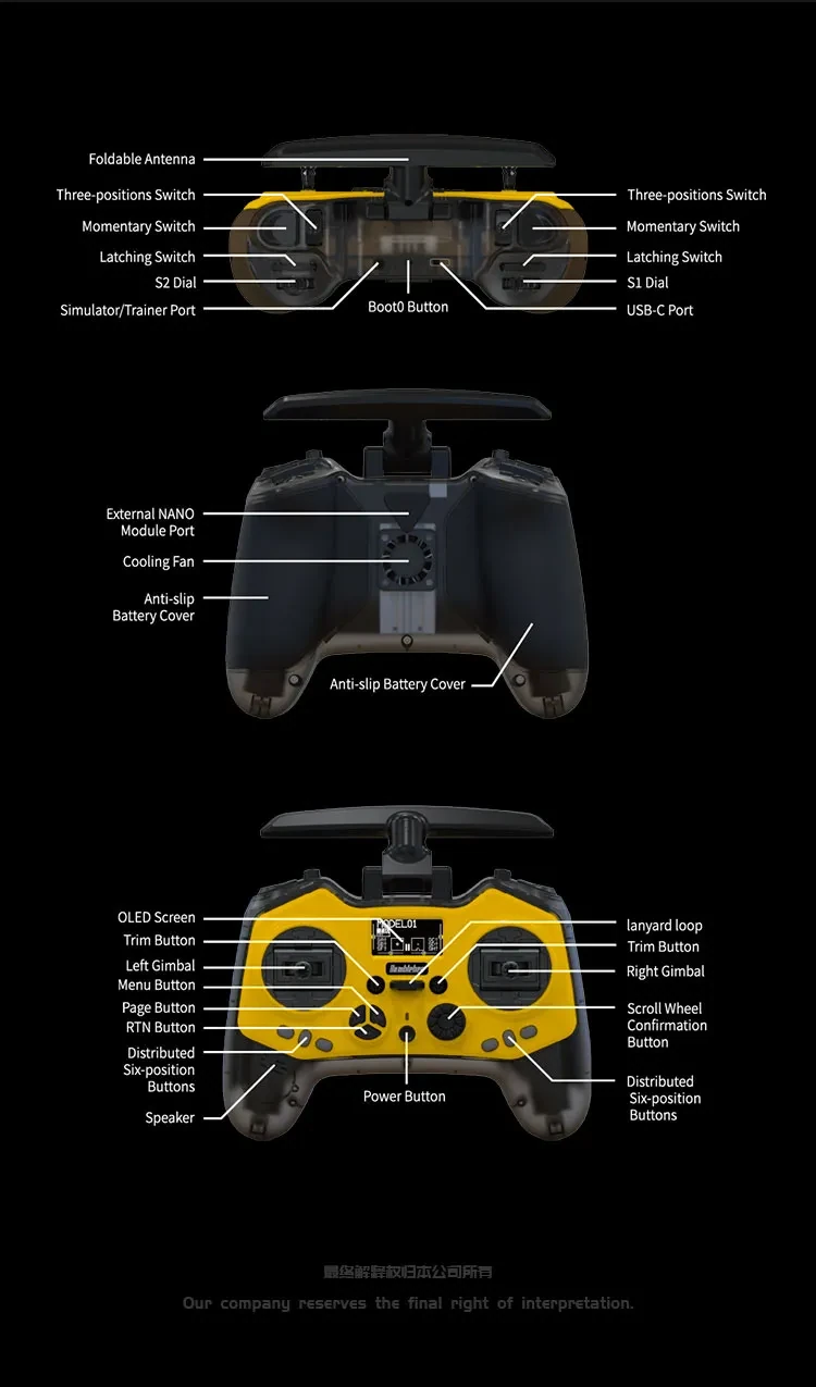 Jumper Bumblebee ELRS 1W 2.4GHz Radio Controller
