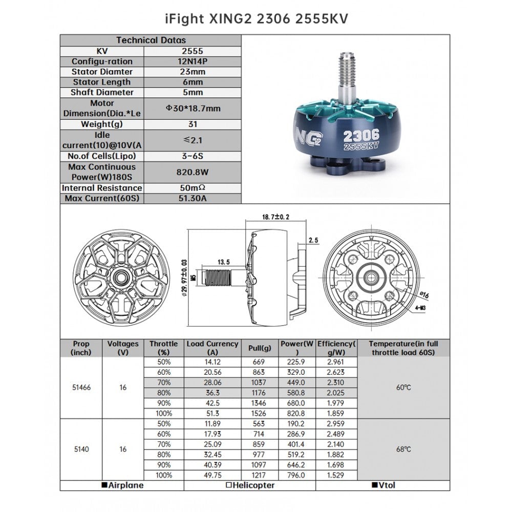iFlight XING2 2306 Unibell Motor
