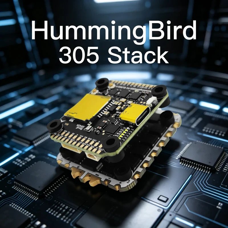 NewBeeDrone Hummingbird 305 F722 ELRS 80A 4-in-1 30x30 Flight Stack