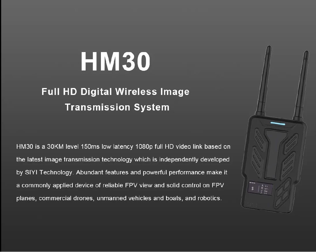 SIYI HM30 Full HD Digital FPV System