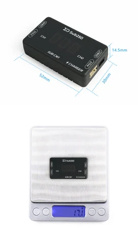 Sub250 CW1 Charger for A30 and PH2.0 Battery Connectors