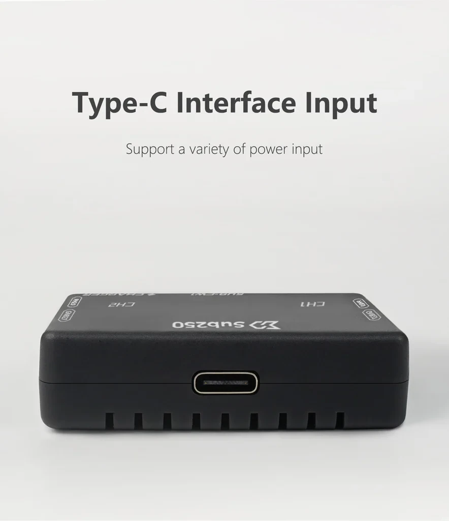 Sub250 CW1 Charger for A30 and PH2.0 Battery Connectors