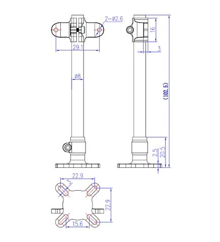 Holybro H-RTK Helical Mount