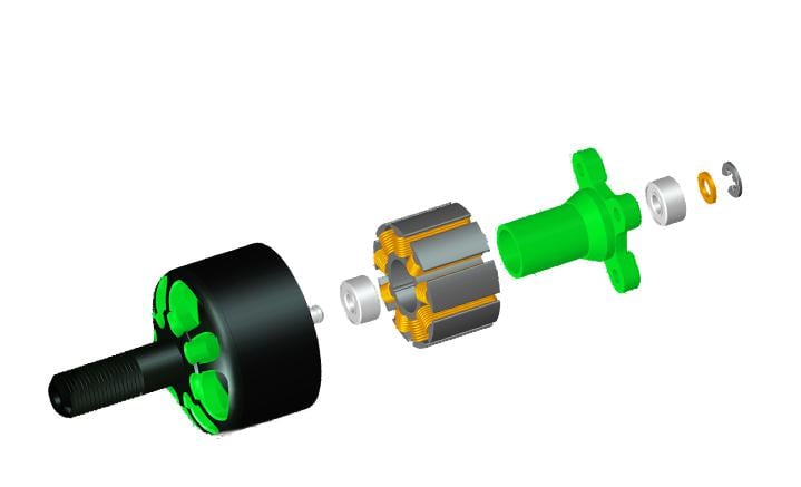 CAELUS FA1506 4300KV Brushless Motor