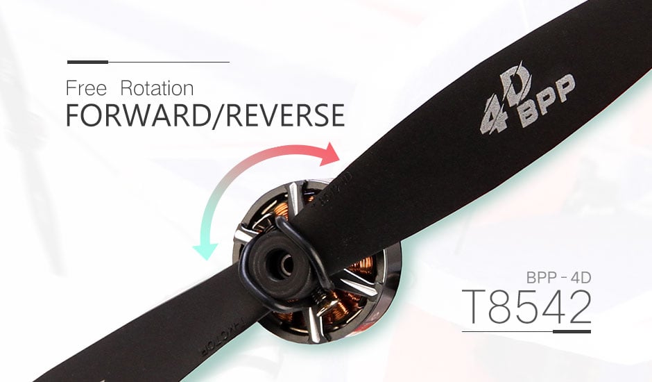 T-Motor T8542 4D F3P Polymer Carbon Propeller
