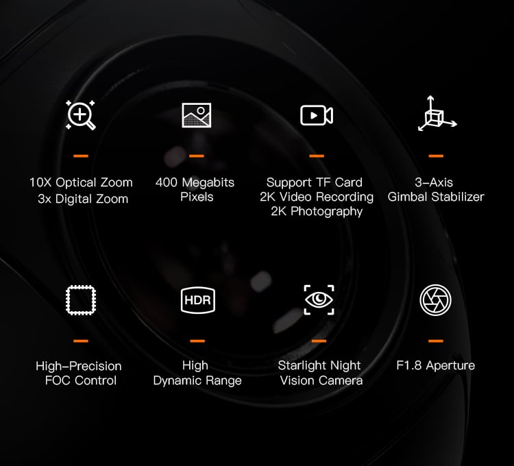 SIYI ZR10 2K 30x Hybrid Zoom Gimbal Camera