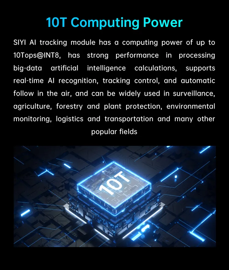 SIYI AI Tracking Module II 10T for Gimbal Cameras