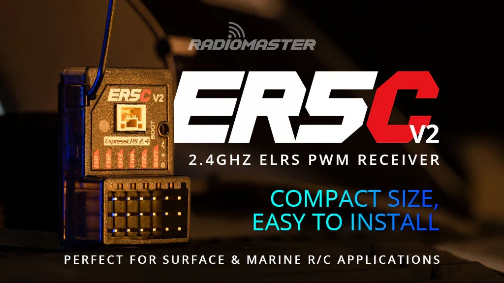 RadioMaster ER5C V2 2.4GHz ELRS PWM Receiver