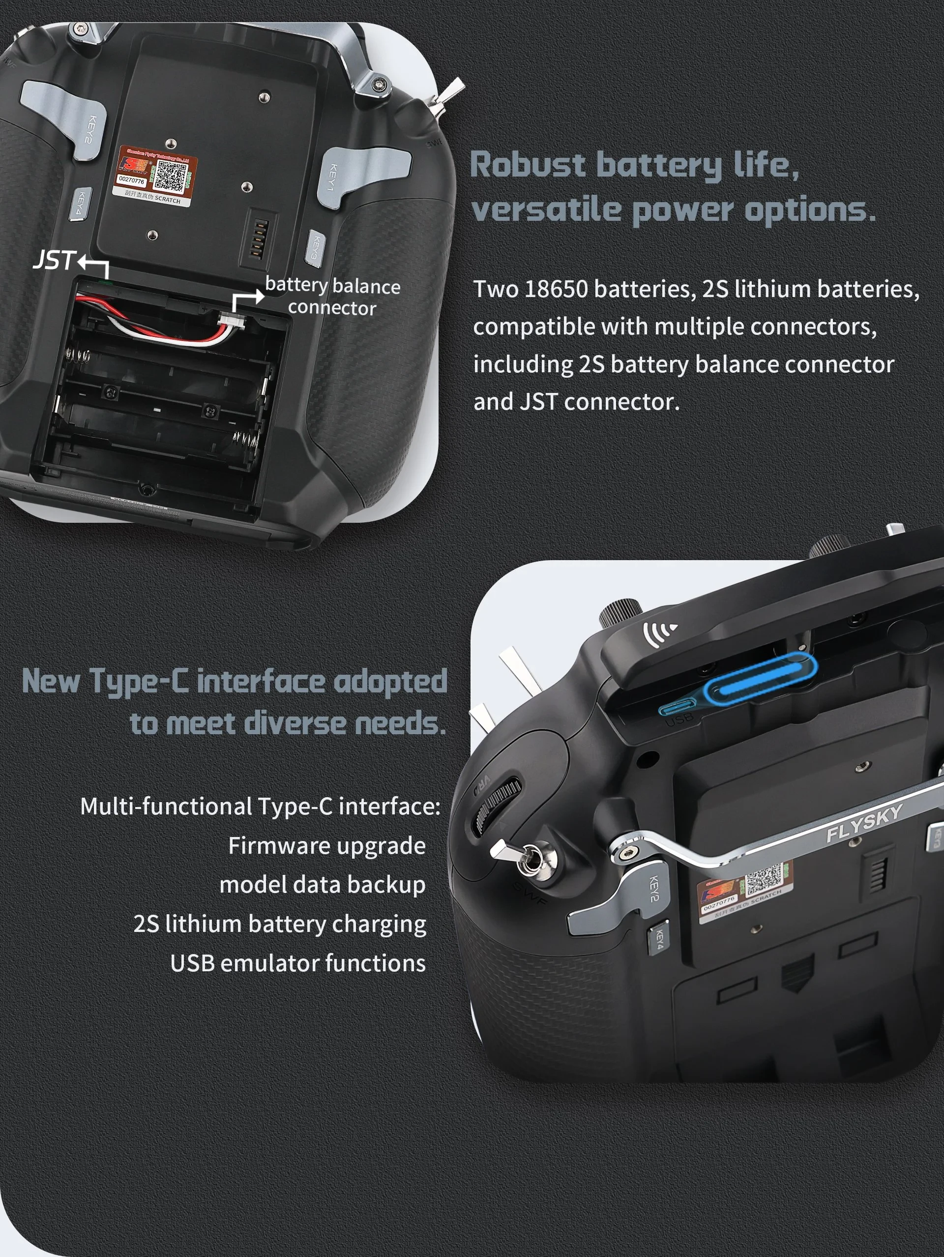 FlySky FS-ST16 16-Channel 2.4GHz Radio Transmitter