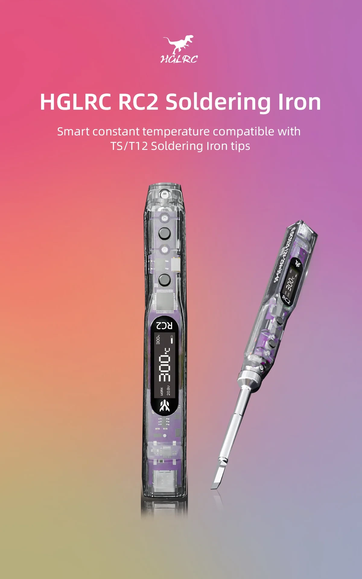 HGLRC RC2 Soldering Iron