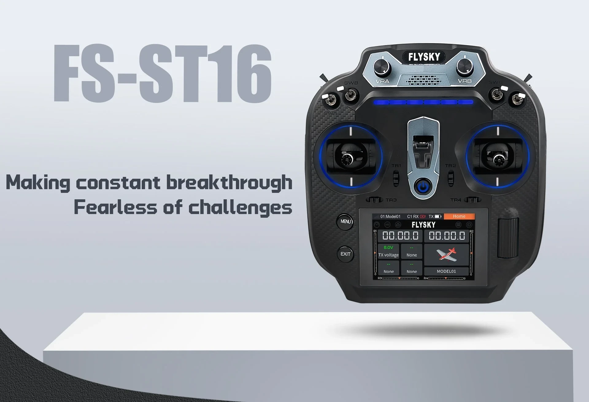 FlySky FS-ST16 16-Channel 2.4GHz Radio Transmitter