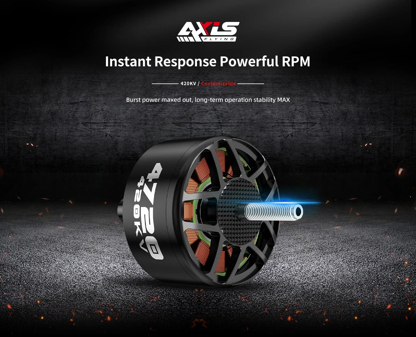 Axisflying AZ4720 420KV 6-8S Brushless Motor
