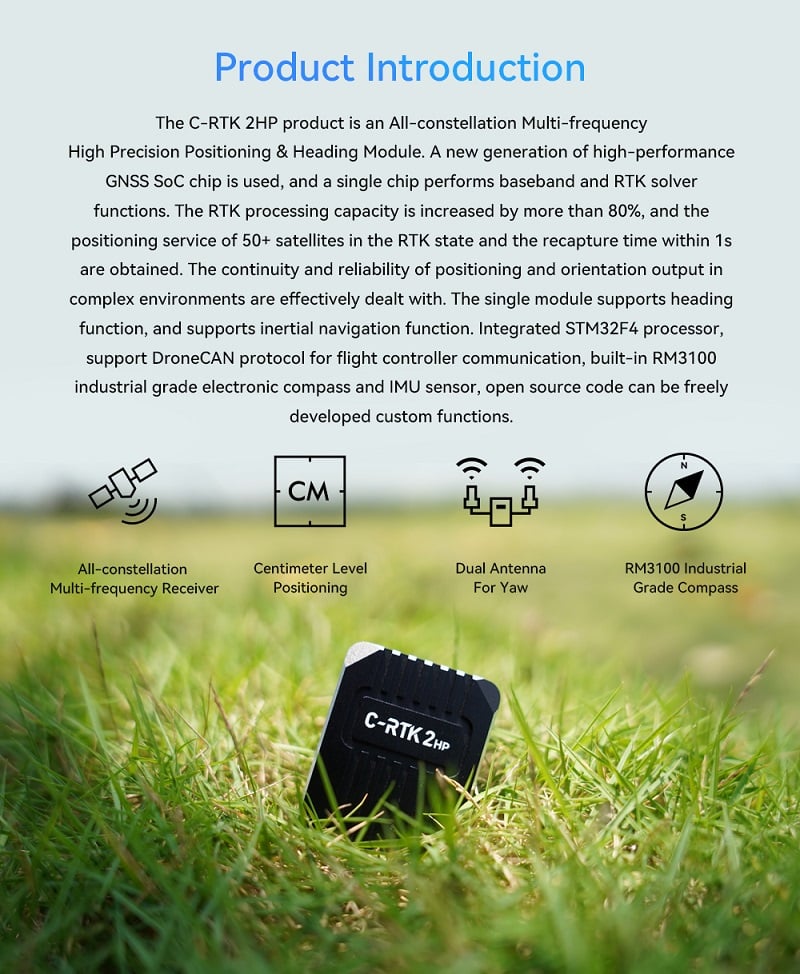 CUAV C-RTK 2 HP GNSS Heading Module