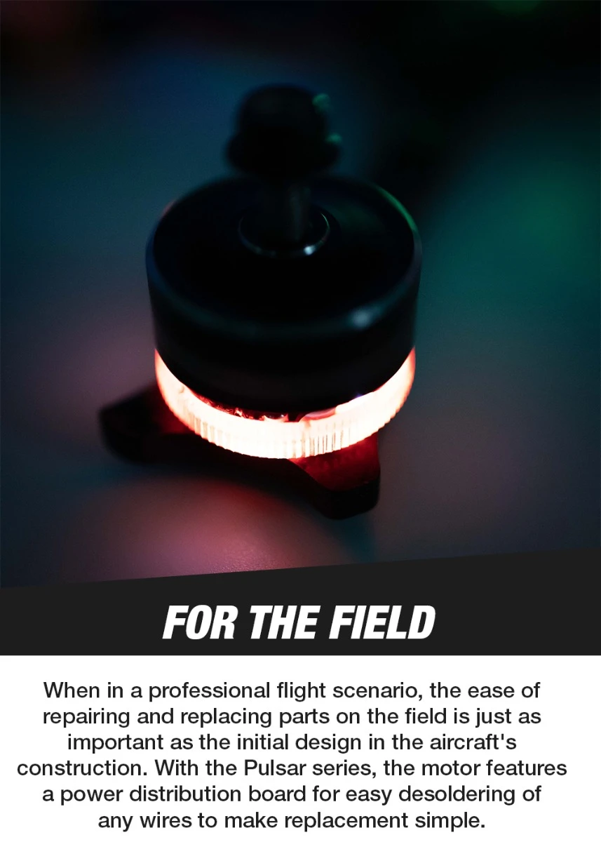 EMAX Pulsar LED 2207 2450KV Brushless Motor