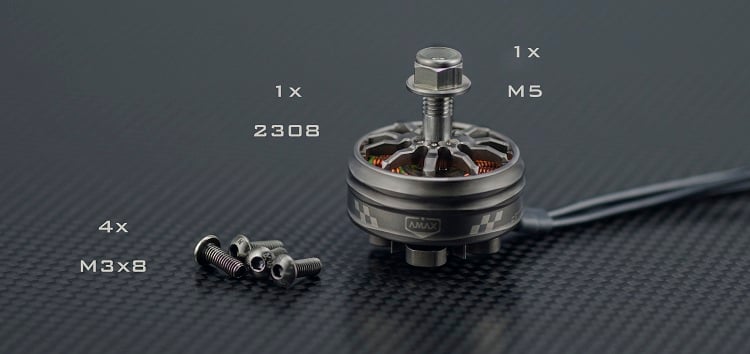 AMAX Competition 2308 Brushless Motor 1000KV/1600KV