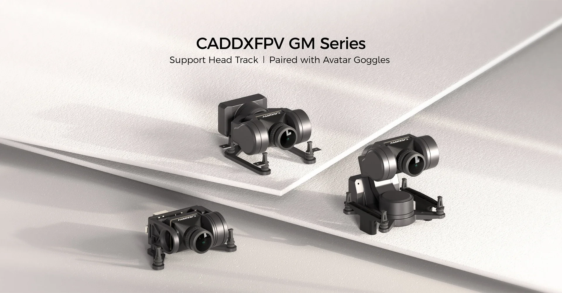 Caddx GM1 V2 1-Axis Gimbal for Walksnail Avatar 19mm Cameras