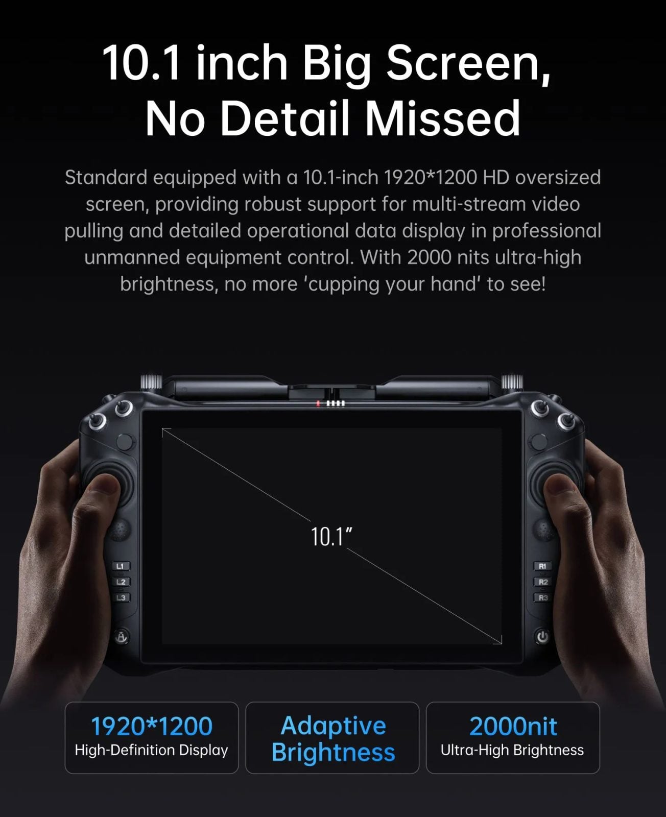 SIYI UniRC 10 Pro Triple-Frequency Smart Controller