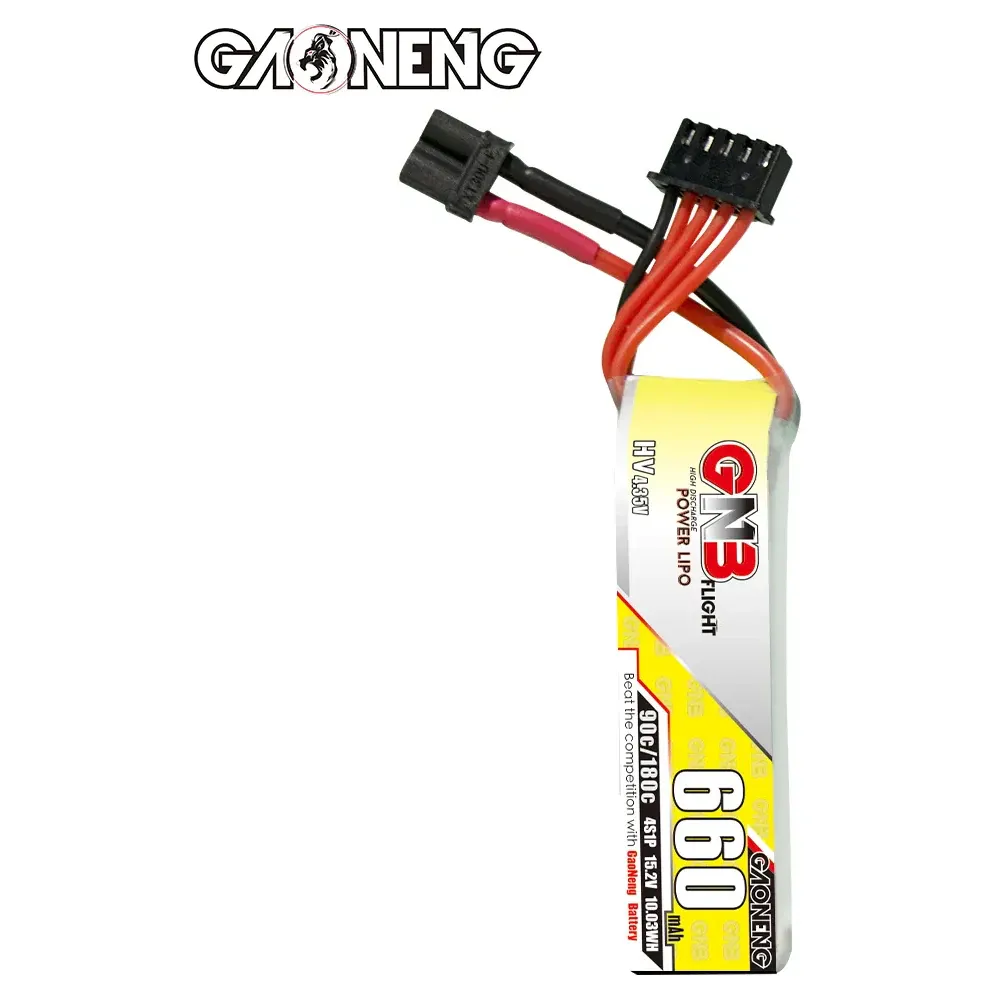 GAONENG GNB 4S 15.2V 660mAh 90C LiPo Battery XT30