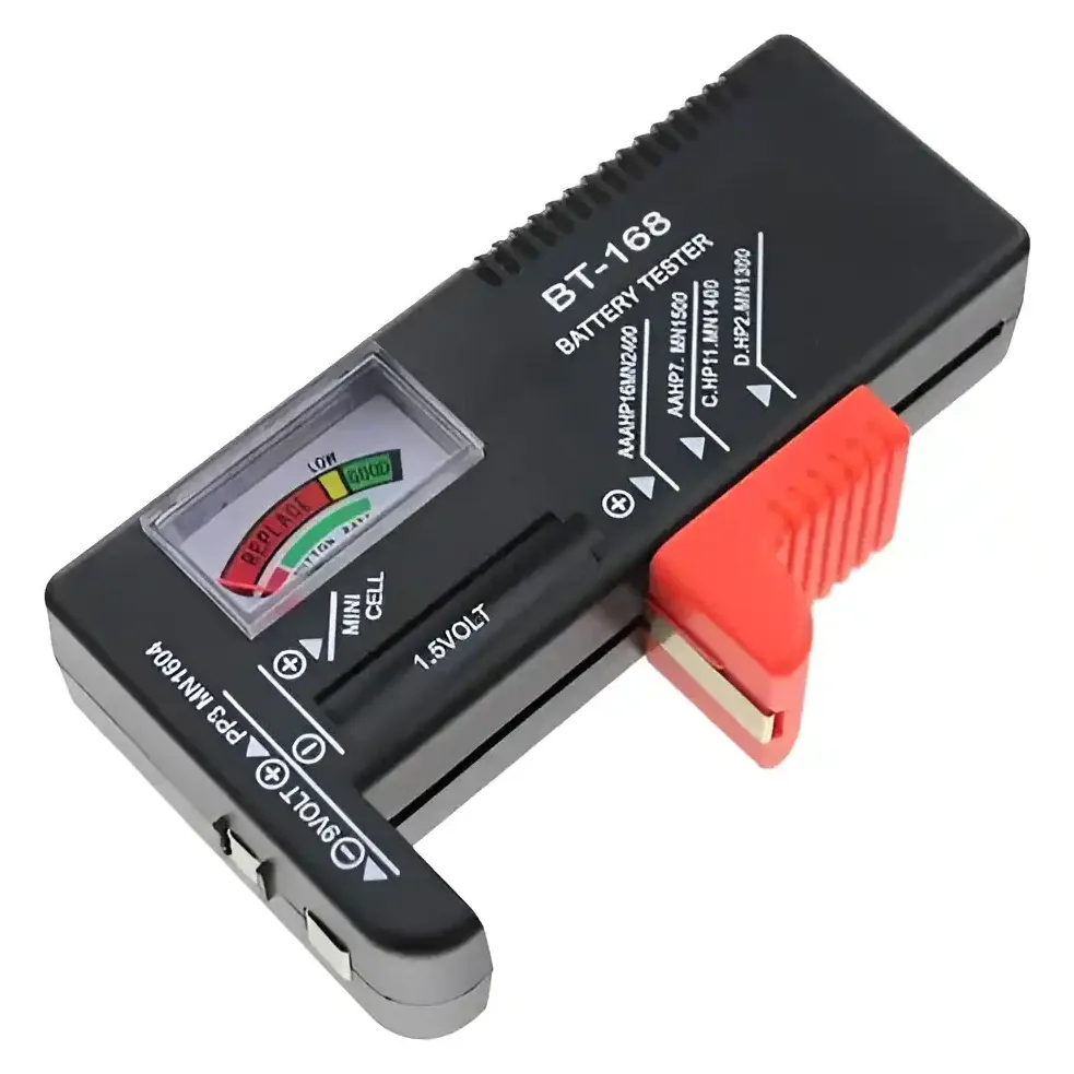 BT-168 Battery Tester for AA, AAA, C, D, 9V and Button Cells