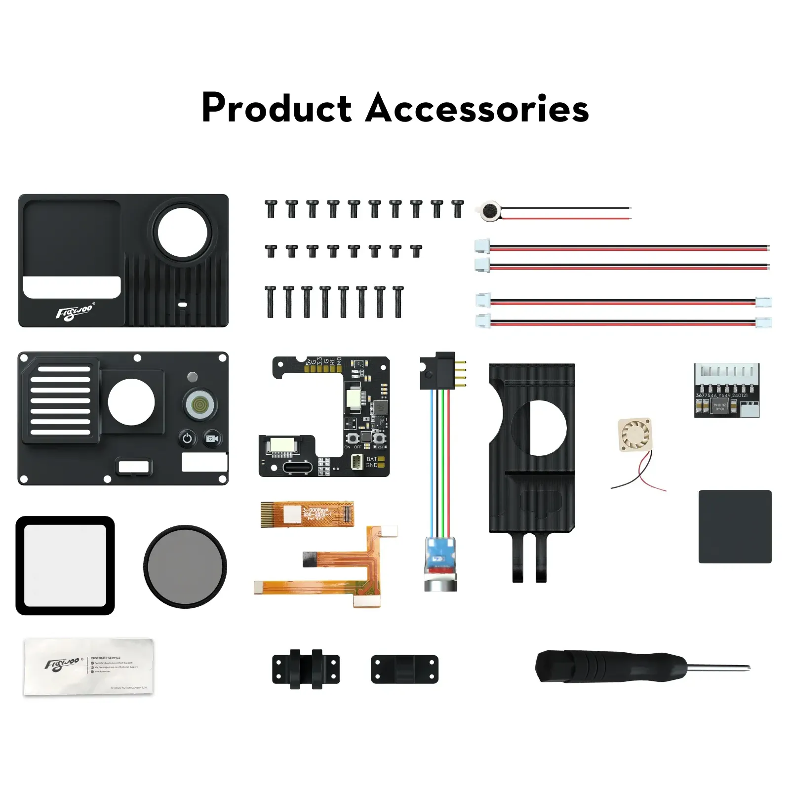 Flywoo Naked GoPro Action Camera V2 Pro DIY Kit (2.1 Touch Screen)