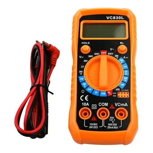 VC830L Digital Multimeter with Continuity Test