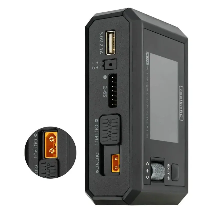 ToolkitRC M7AC 200W 15A 2-6S AC/DC Smart Charger