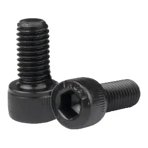 M3 Black 304 Stainless Steel Round Head Hex Socket Screws (Pack of 10)