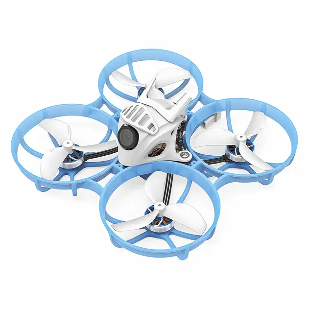 BetaFPV Meteor75 Pro Analog Whoop Quadcopter (ELRS 2.4GHz) — Frame Color: Blue, Canopy Color: White