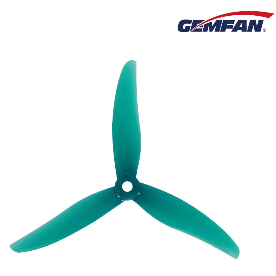 Gemfan Freestyle4S 5.1x3.6x3 Durable F4S Propeller (2CW+2CCW) — Color: Jade Green