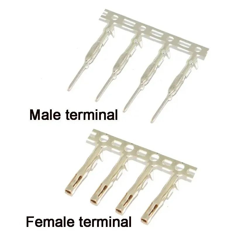 Dupont 2.54mm 5-Pin Connector, Male or Female