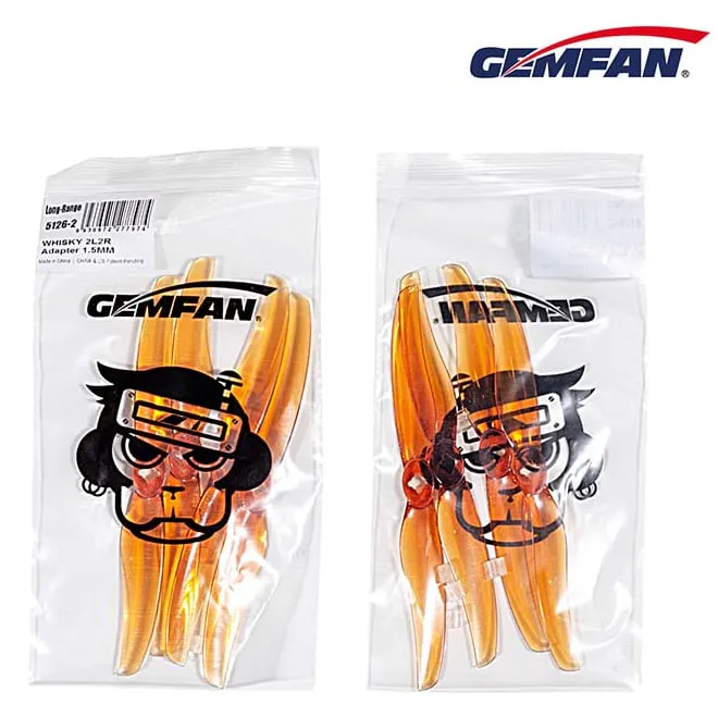 Gemfan LR5126 2-Blade Propeller (Set of 4 — 2CW+2CCW)