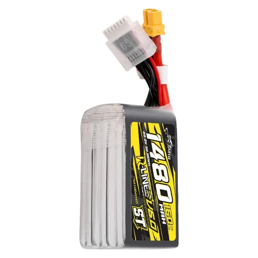 Tattu R-Line V6.0 6S 1480mAh 160C LiPo Battery (XT60)