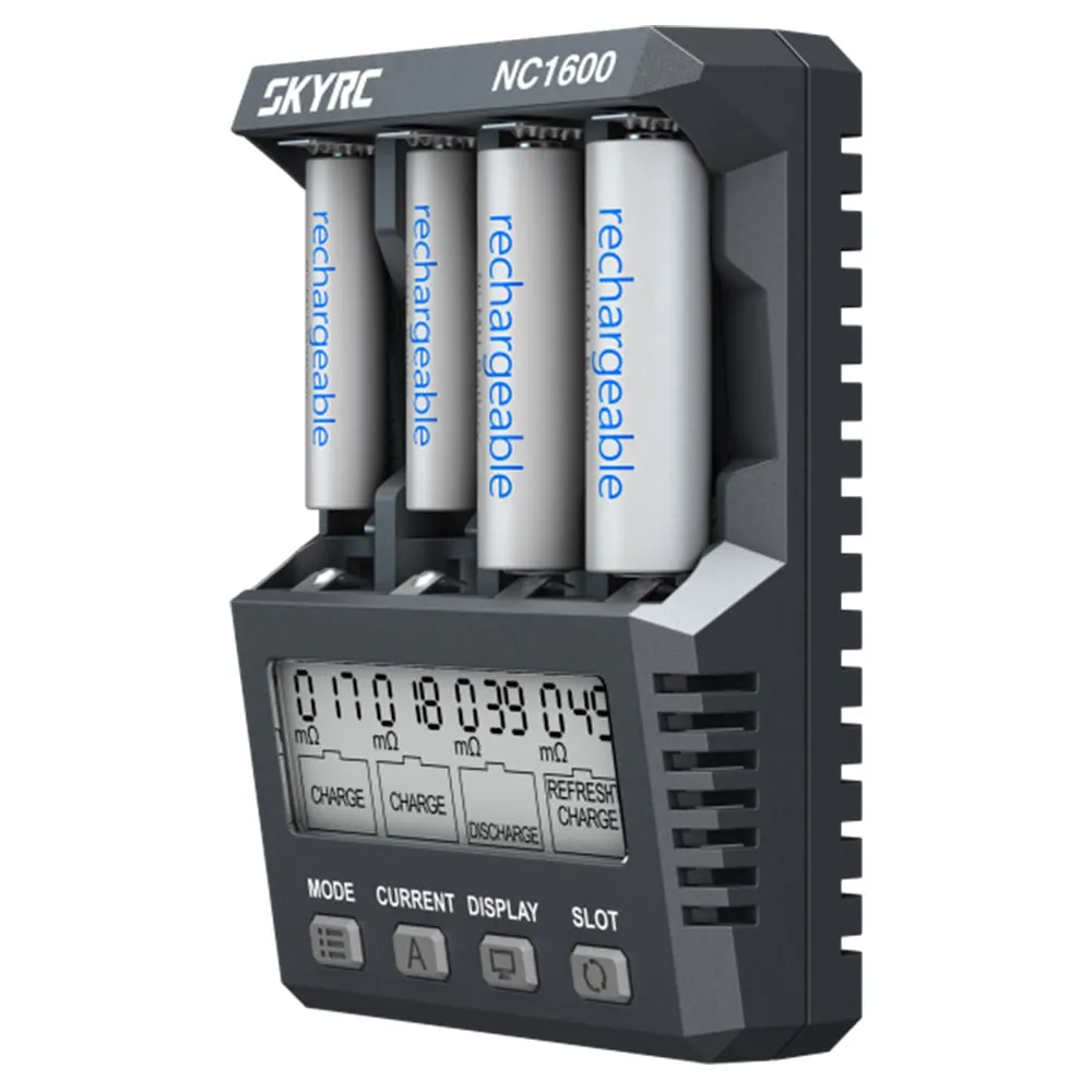 SkyRC NC1600 Smart 4-Slot AA/AAA Charger and Analyzer