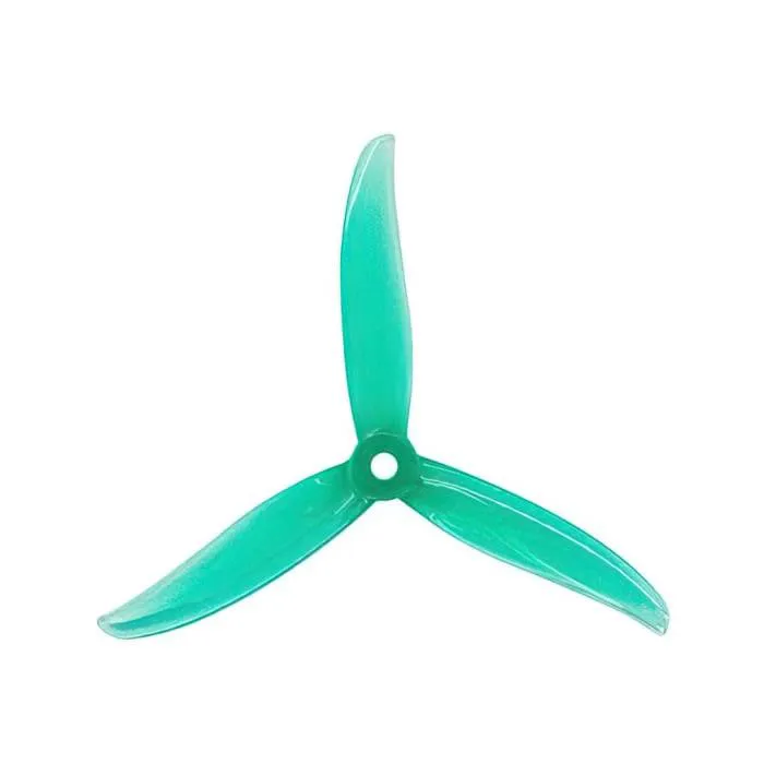 Gemfan SBANG 4934 3-Blade Propeller (Set of 4) (2 CW + 2 CCW) — Color: Green / Direction: CCW
