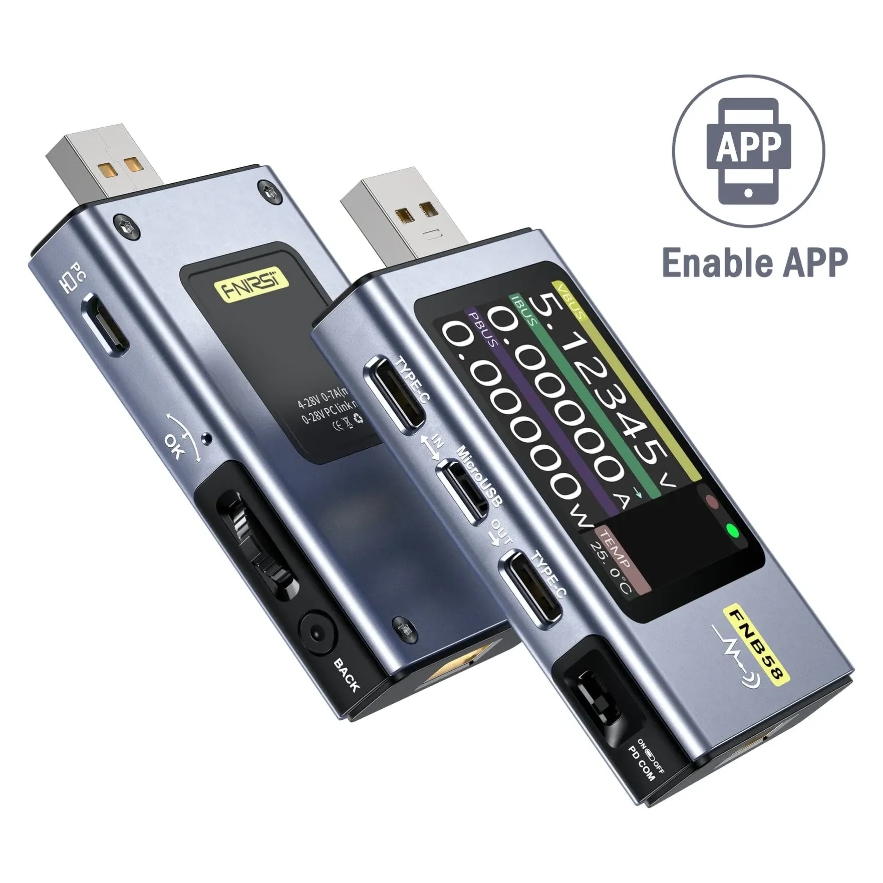 FNIRSI FNB58 USB Fast Charge Tester