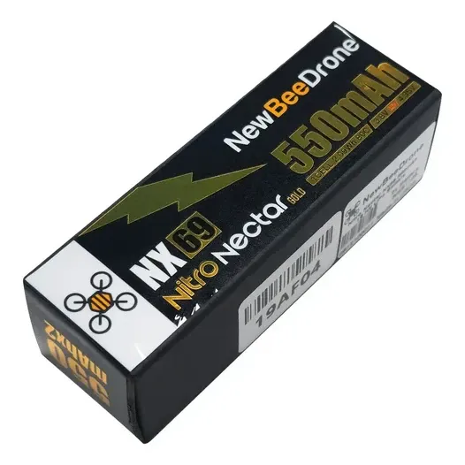 NewBeeDrone Nitro Nectar NX69 1S 550mAh 80C HV LiPo Battery