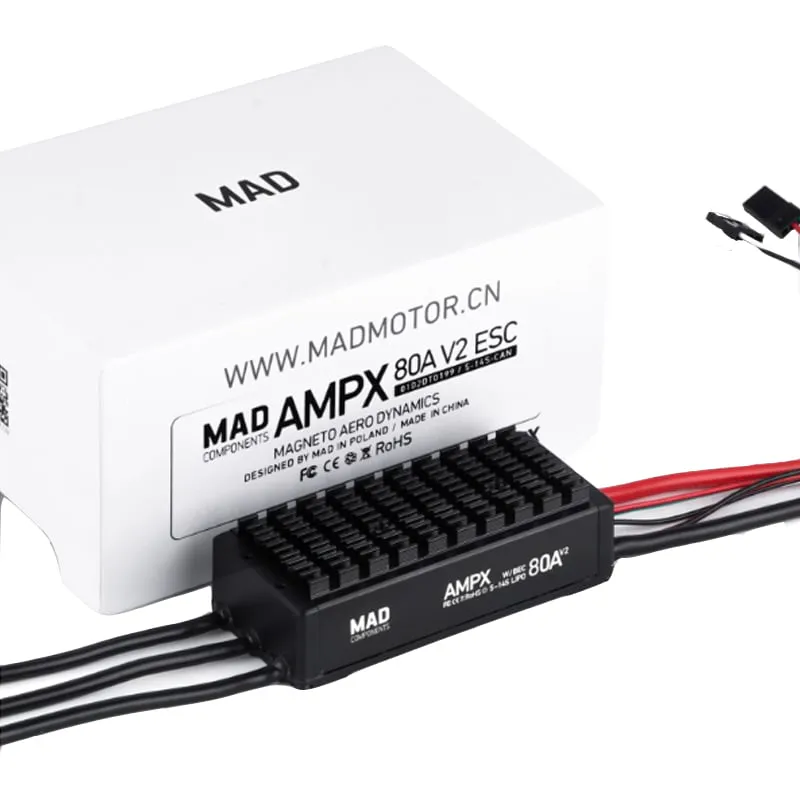 MAD AMPX 80A 5-14S Drone ESC V2.0 Black