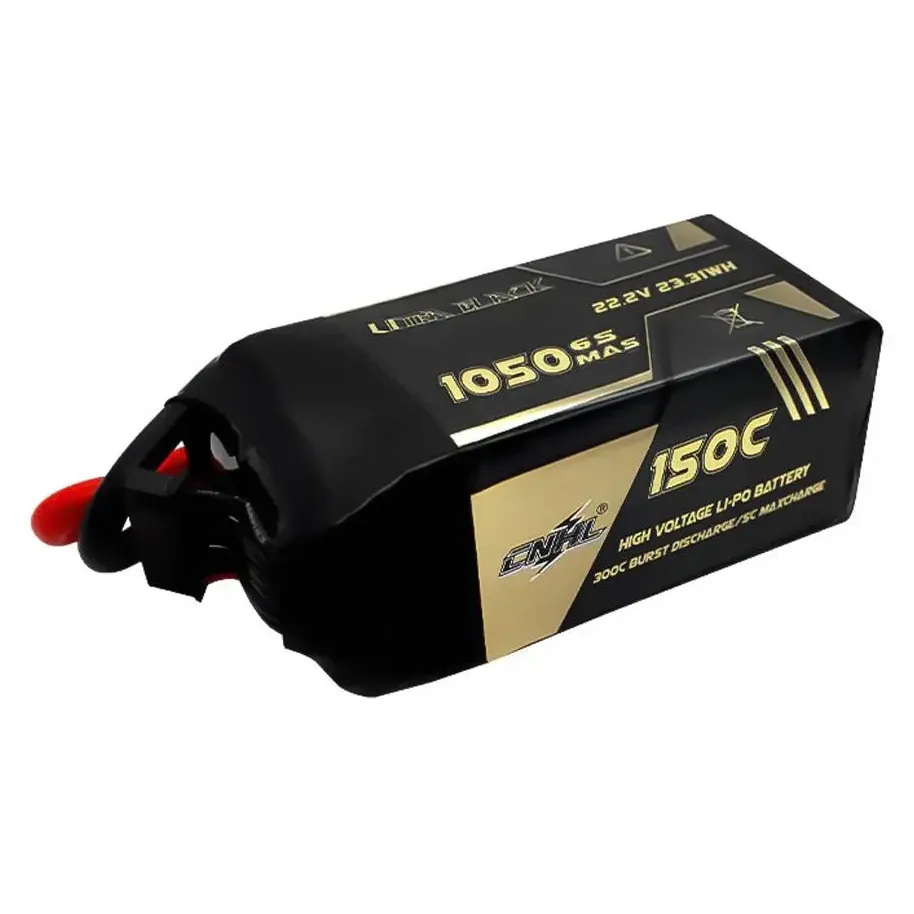 CNHL Ultra Black Series 1050mAh 150C 6S LiPo Battery (XT60)