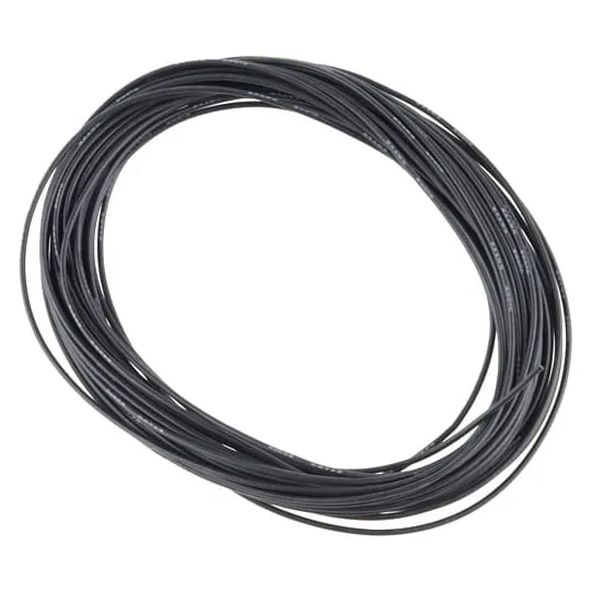 28AWG Silicone Wire — Black