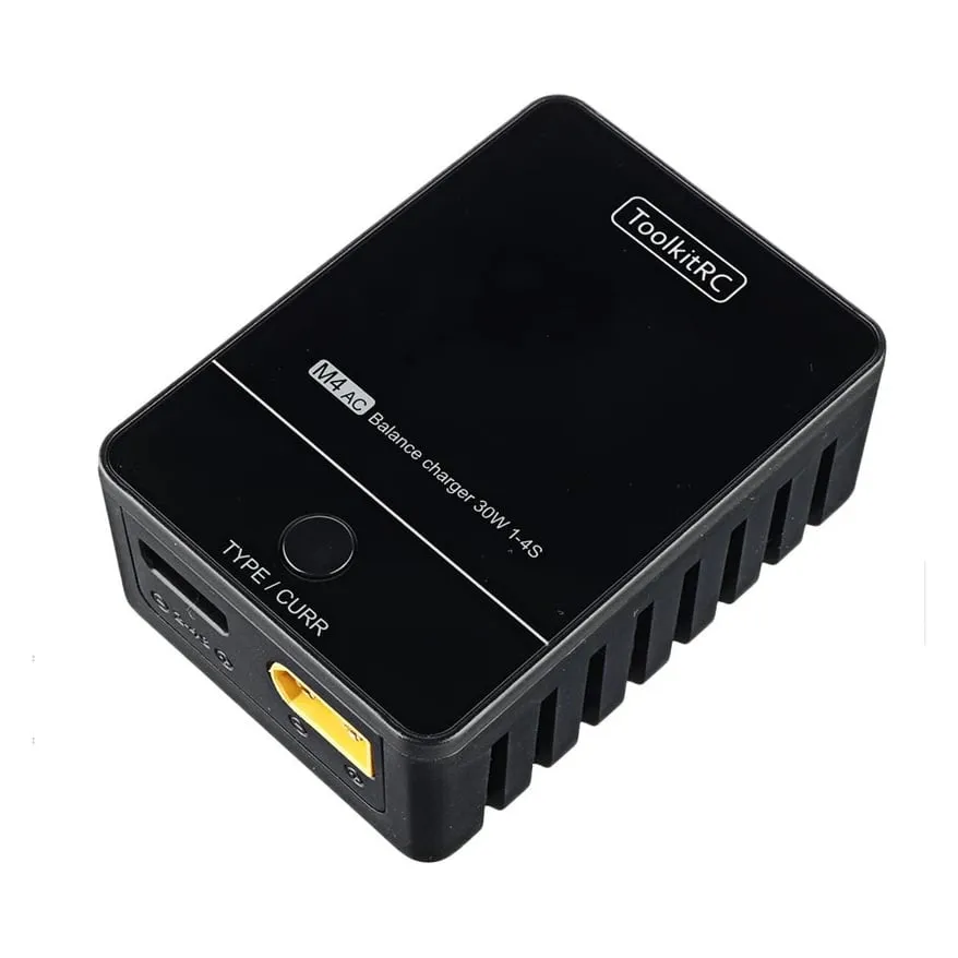 ToolkitRC M4AC 30W 2.5A Compact AC Balance Charger (XT60)
