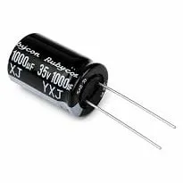 Rubycon ZLH 35V 1000uF Low-ESR Capacitor